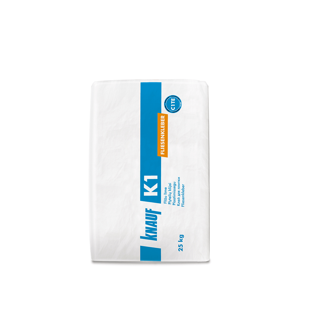 Knauf K1 25კგ — წებოცემენტი